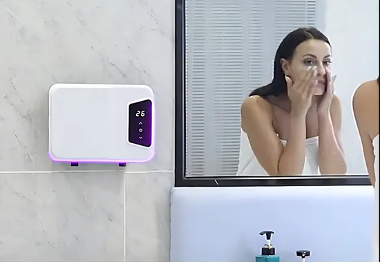 Mini calentador de agua eléctrico sin tanque debajo del fregadero, cocina casera, fábrica de China