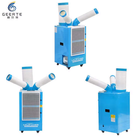 Aire acondicionado puntual portátil para uso en fábrica/taller/almacén